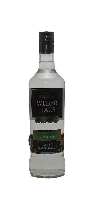 CACHAÇA PRATA -WEBER HAUS- COLHEITA MANUAL - 700ML