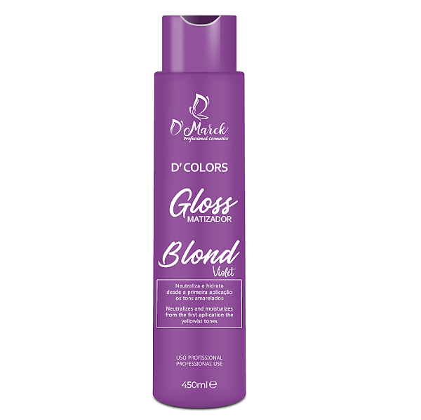 Gloss Matizador Blond Violet - Tons amarelados 450ml