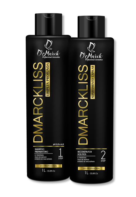 Kit Progressiva Orgânica DMARCKLISS Alinhamento Capilar 2x 1 L