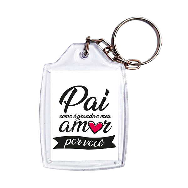 Chaveiro Personalizado Dia dos Pais