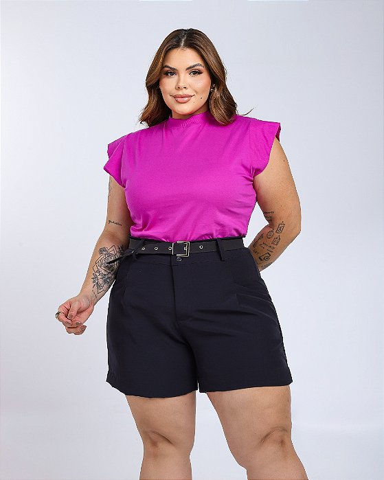 T-SHIRT MUSCLE TEE - ROXO