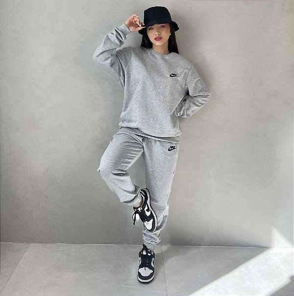 Agasalho Conjunto Feminino Moletom Nike Conjunto De Frio Da Nike