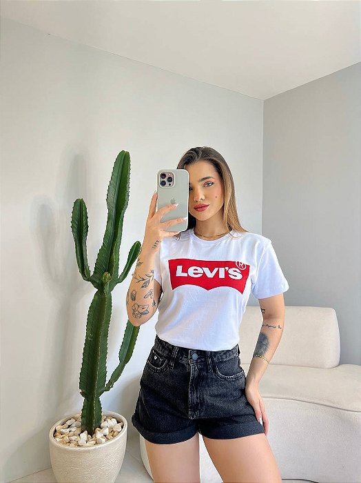 T-SHIRT LEVIS - BRANCO