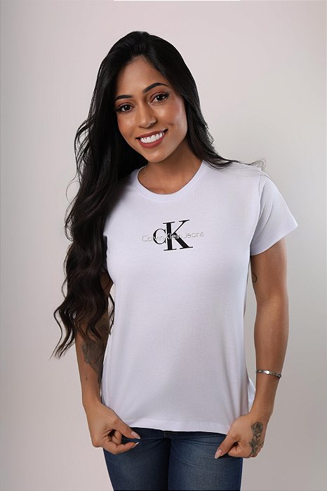 T-SHIRT CALVIN KLEIN JEANS - BRANCO