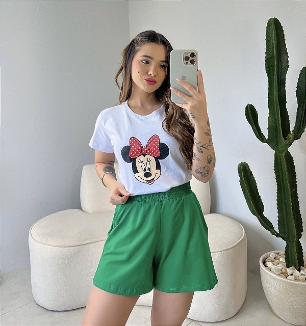 T-SHIRT MINNIE - BRANCO