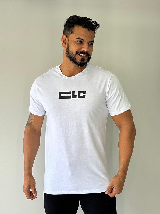 CAMISETA MASCULINA CLC - BRANCO