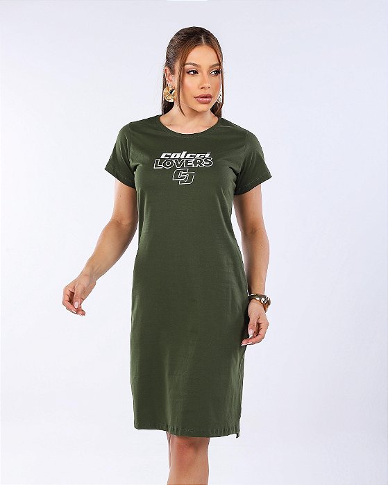 VESTIDO DRESS COLCCI LOVERS - VERDE MILITAR