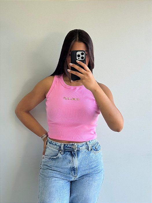 CROPPED RIBANA COLCCI BASIC - ROSA BABALOO