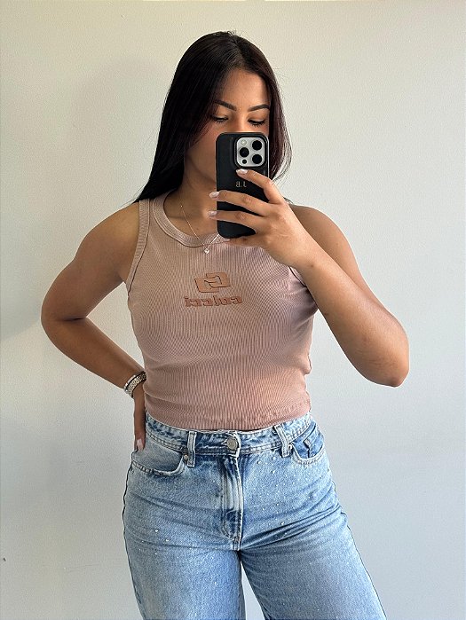 CROPPED RIBANA COLCCI - MOCACCINO