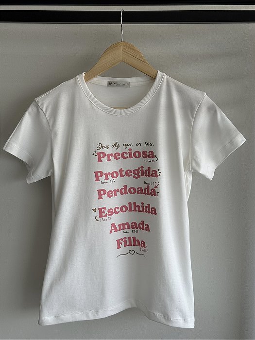 T-SHIRT DEUS DIZ QUE EU SOU - OFF WHITE