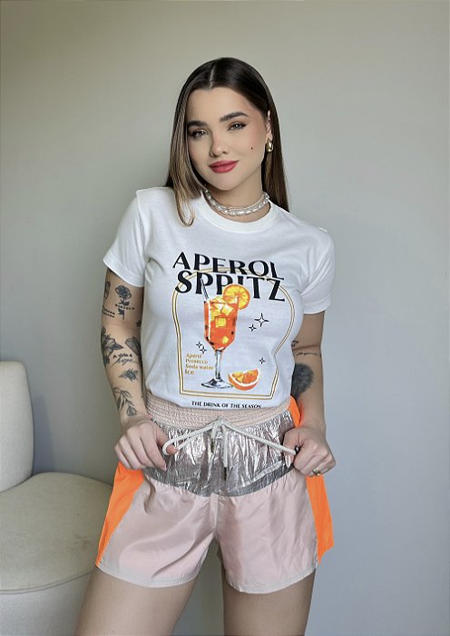 T-SHIRT APEROL SPRITZ - OFF WHITE