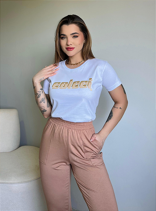 T-SHIRT COLCCI 2D - BRANCO