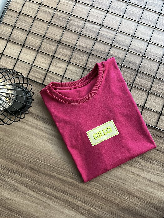 T-SHIRT COLCCI ALTO RELEVO - FUCSIA