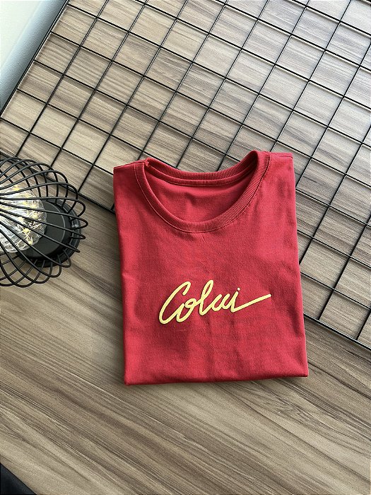 T-SHIRT COLCCI PUFF - VERMELHO