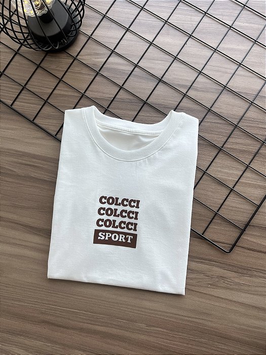 T-SHIRT COLCCI COLCCI COLCCI SPORT - OFF WHITE