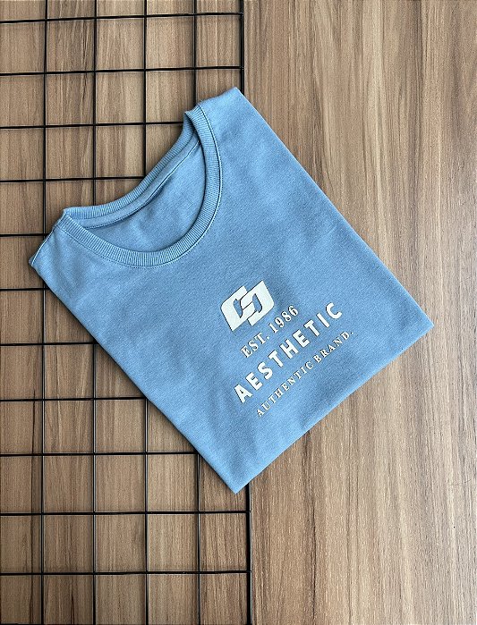 T-SHIRT COLCCI AESTHETIC - AZUL DENIM