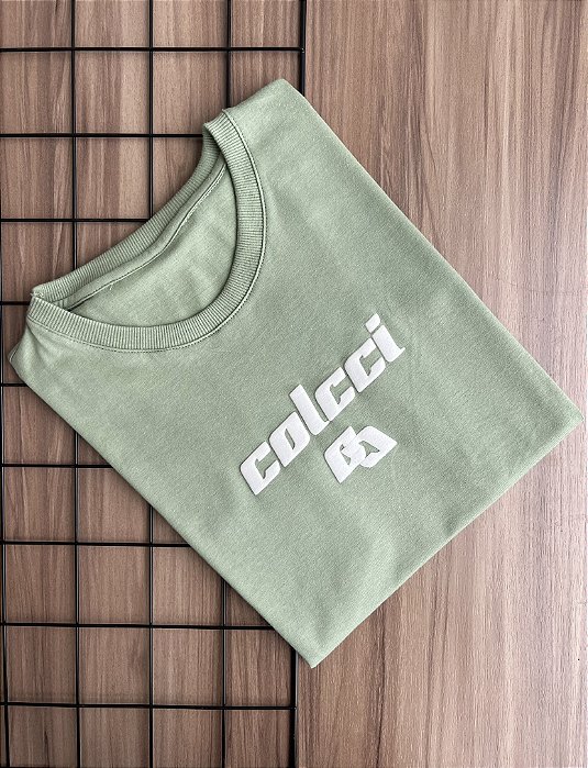 T-SHIRT COLCCI CC PUFF - VERDE OLIVA