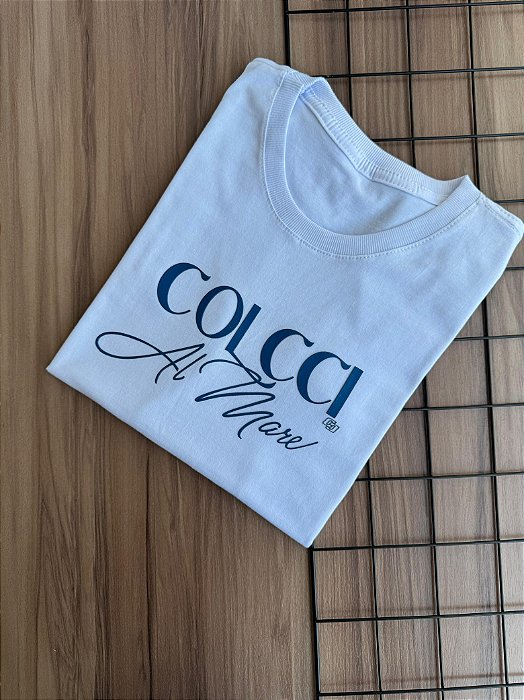 T-SHIRT COLCCI AL MARE - BRANCO