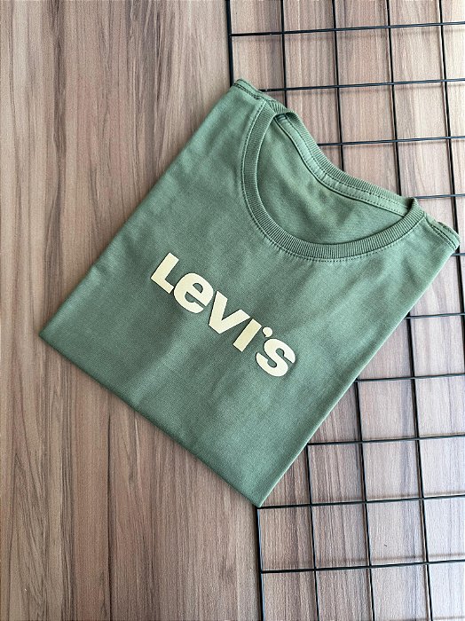 T-SHIRT LEVIS (BEGE) - FOLHA SECA