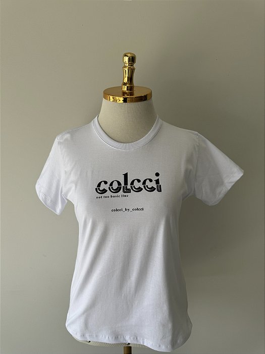 T-SHIRT COLCCI NOT TOO BASIC LINE - BRANCO