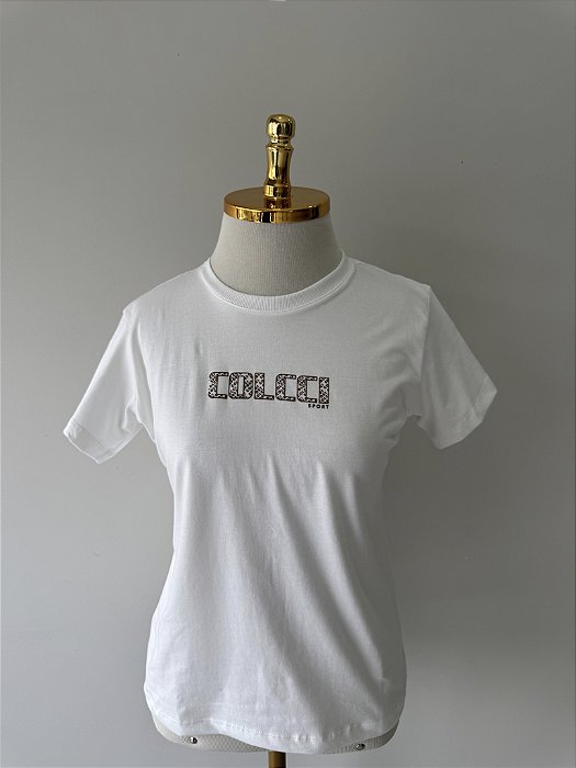 T-SHIRT COLCCI SPORT (MARROM) - OFF WHITE