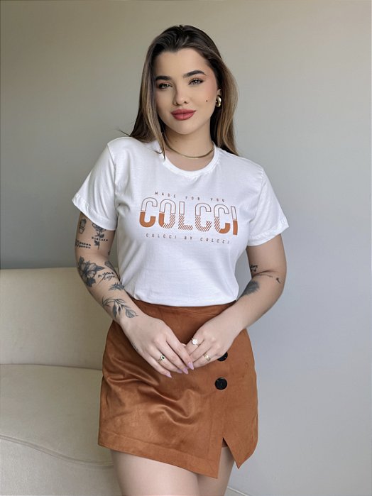 T-SHIRT COLCCI MADE FOR METALIZADO - OFF WHITE