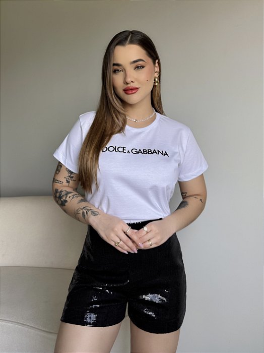 T-SHIRT DOLCE E GABBANA - BRANCO