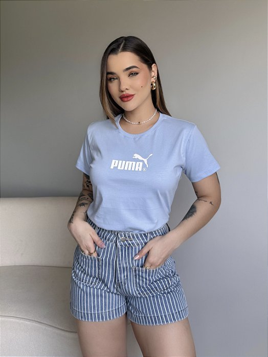 T-SHIRT PUMA - AZUL CÉU