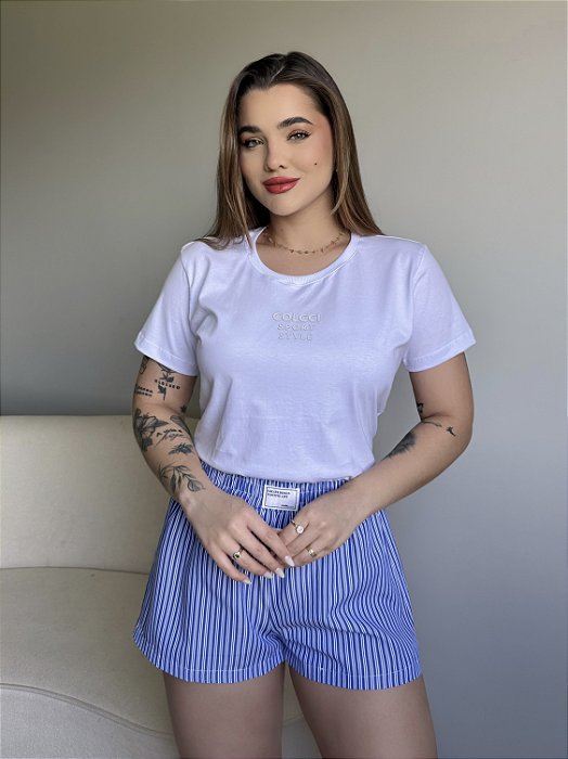 T-SHIRT COLCCI SPORT STYLE - BRANCO