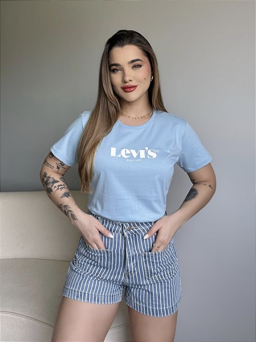 T-SHIRT LEVIS SINCE 1873 - AZUL BEBE