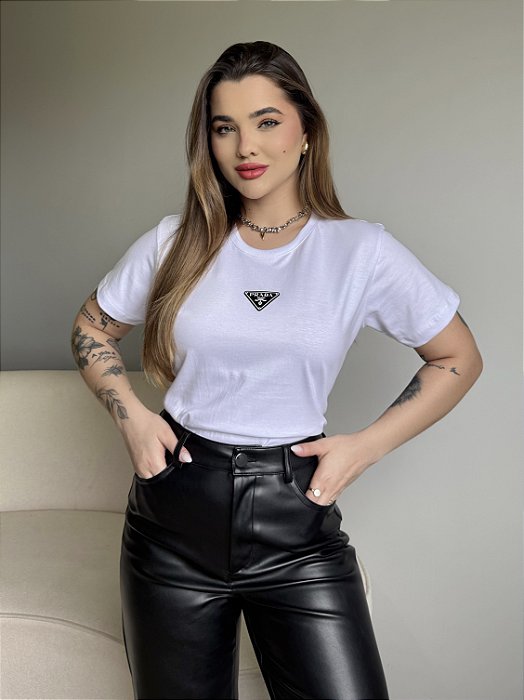 T-SHIRT PRADA - BRANCO