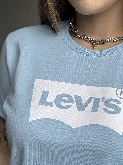 T-SHIRT LEVIS - AZUL BEBE