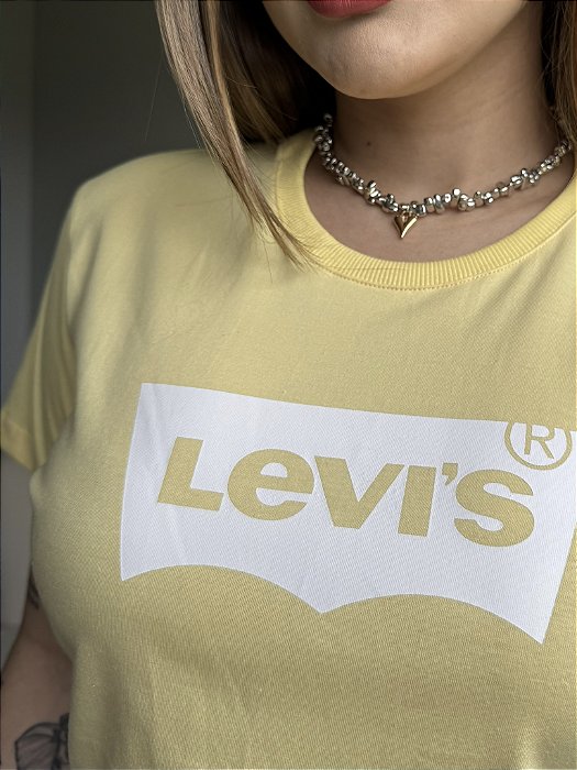 T-SHIRT LEVIS - AMARELO BEBE