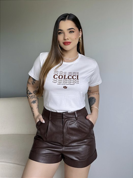 T-SHIRT COLCCI OWN YOUR RELEVO PUFF - OFF WHITE