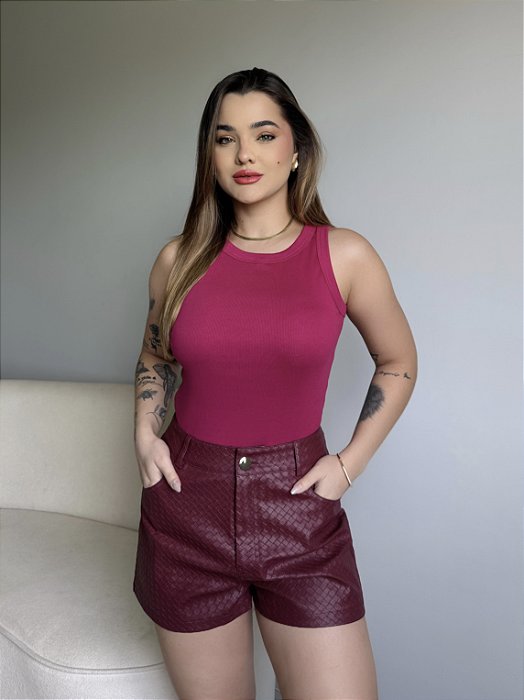 REGATA CANELADA - FUCSIA