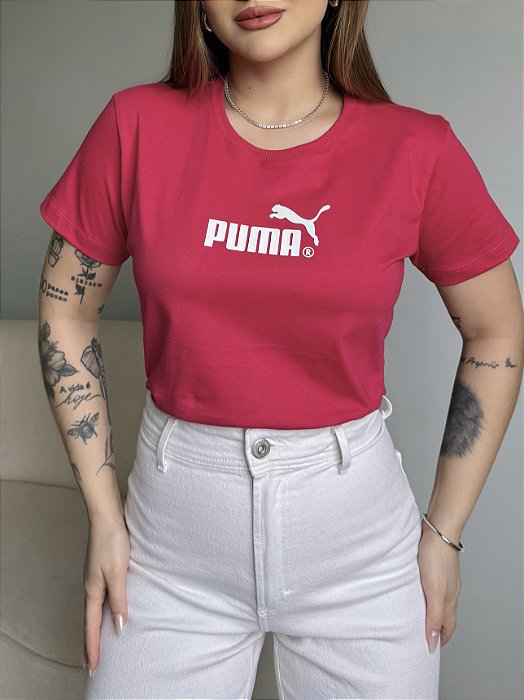 T-SHIRT PUMA - ROSA PINK
