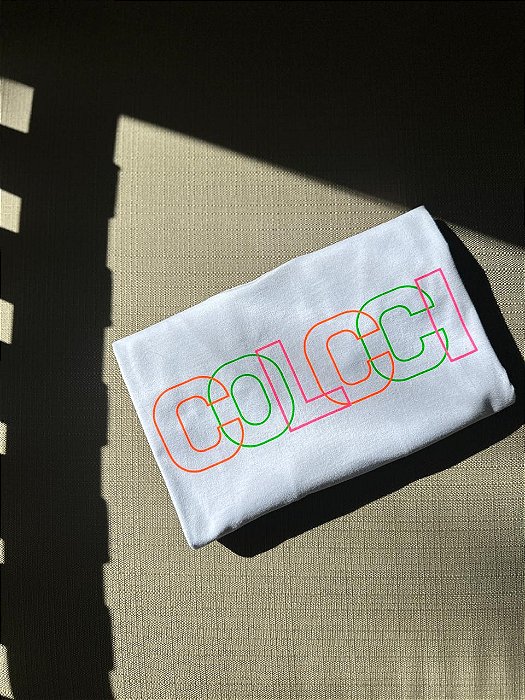 T-SHIRT COLCCI COLORS - BRANCO
