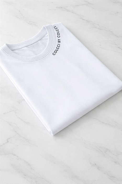 T-SHIRT COLCCI BY COLCCI GOLA - BRANCO