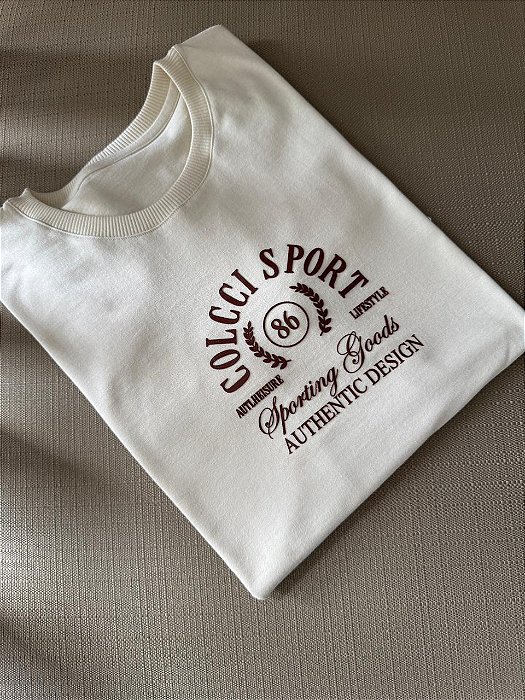 T-SHIRT COLCCI SPORT 86 - BEGE NATURAL
