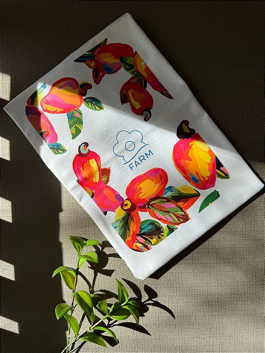 T-SHIRT DTF FARM CAJUS - BRANCO