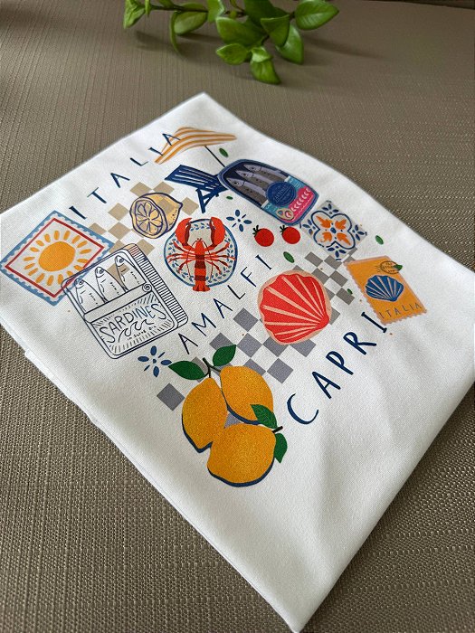 T-SHIRT DTF ITALIA - BRANCO