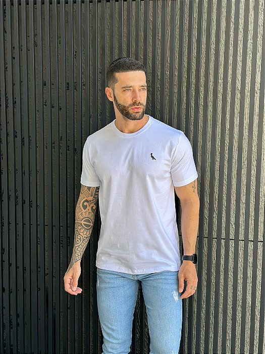 CAMISETA MASCULINA RESERVA BASICA - BRANCO