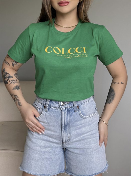 T-SHIRT COLCCI AUTHENTIC - VERDE BANDEIRA