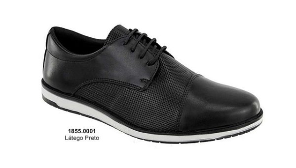 Sapato Casual Couro BR2 Masculino Preto