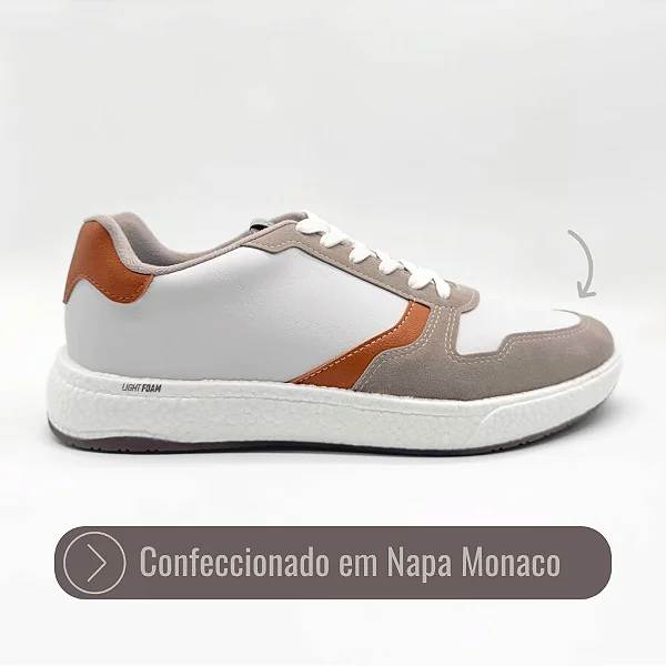 Tênis Masculino BR Sport Napa Monaco Original Casual