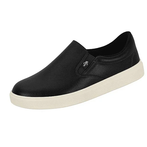 Sapatenis Br Sport Masculino Slip On Conforto 2274.100 - Preto
