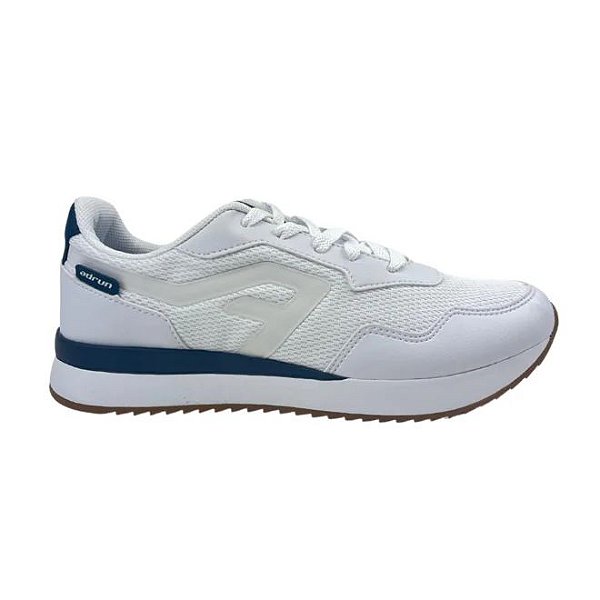 Tênis Adrun Join Branco/Marinho/Caramelo Masculino Branco