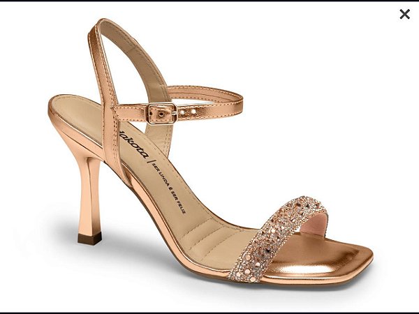 Sandalia Fem Salto Alto Fino Dakota Y8251-0001 Rosa