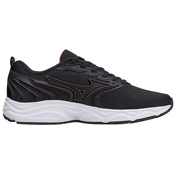 TENIS MIZUNO JET 7 CORRIDA PRETO ROSA FEMININO