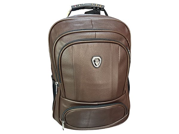 MOCHILA EM COURO MASCULINA GRANDE G
